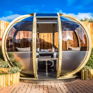 Small Oval House Garden Pod by Ornate Garden