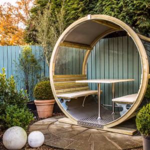 Garden Wheel Bench Pod by Ornate Garden