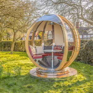 Rotating Lounger Garden Pod by Ornate Garden