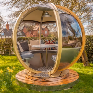 Rotating Seater Garden Pod by Ornate Garden